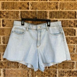 Sneak Peek Light Wash Jean Shorts